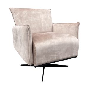 Livingfurn Draaibare Fauteuil 'Philippe' Velvet