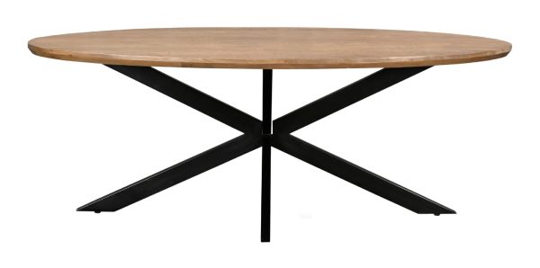 Livingfurn Ovale Eettafel 'Jesper' Mangohout