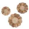 MUST Living Wanddecoratie 'Flower' Set van 3 stuks