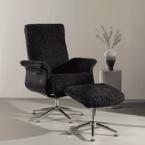 Nohr Fauteuil 'Arnoldo' Met voetenbank