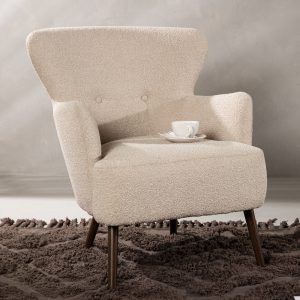 Nohr Fauteuil 'Cerrissa' Bouclé