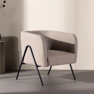 Nohr Fauteuil 'Thersa' kleur Beige