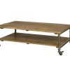 RENEW Salontafel 'Callum' met wielen 125 x 70cm