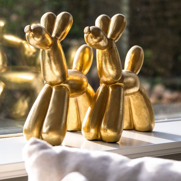 Richmond Decoratie 'Balloon Dog' kleur Goud (per stuk)