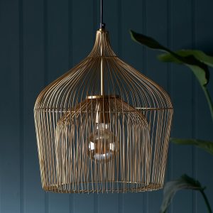 Rivièra Maison Hanglamp 'Manhattan' kleur Goud