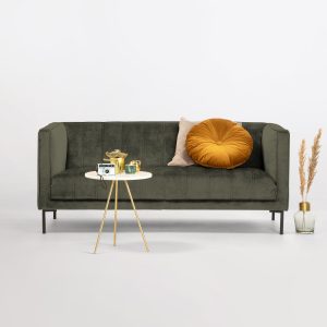 Sohome 3-zits Bank 'Alison' Velvet