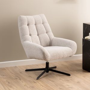 Sohome Draaifauteuil 'Nela' Bouclé