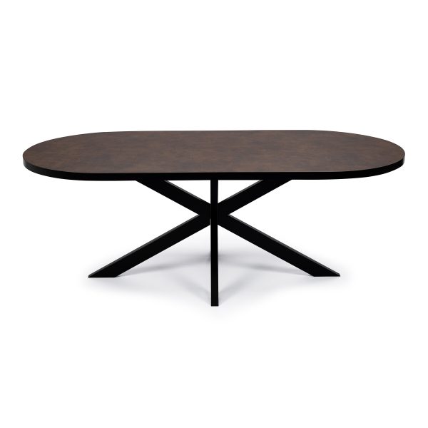 Stalux Plat Ovale eettafel 'Noud' 240 x 100cm