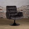 Tower Living Draaibare Fauteuil 'Tropea' Velvet