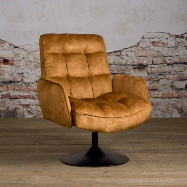 Tower Living Draaibare Fauteuil 'Tropea' Velvet