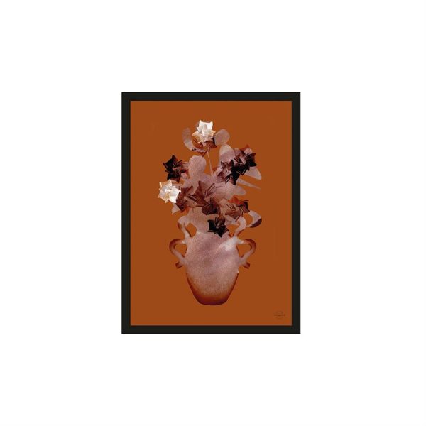 Urban Cotton Artprint 'Amphora Flowers' 50 x 70cm