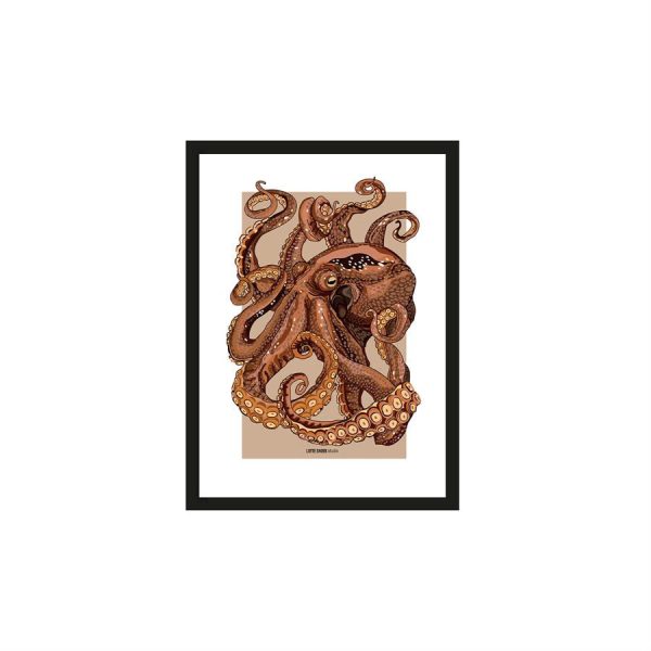 Urban Cotton Artprint 'Pulpo' 50 x 70cm