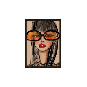 Urban Cotton Artprint 'Sunny Orange' 50 x 70cm