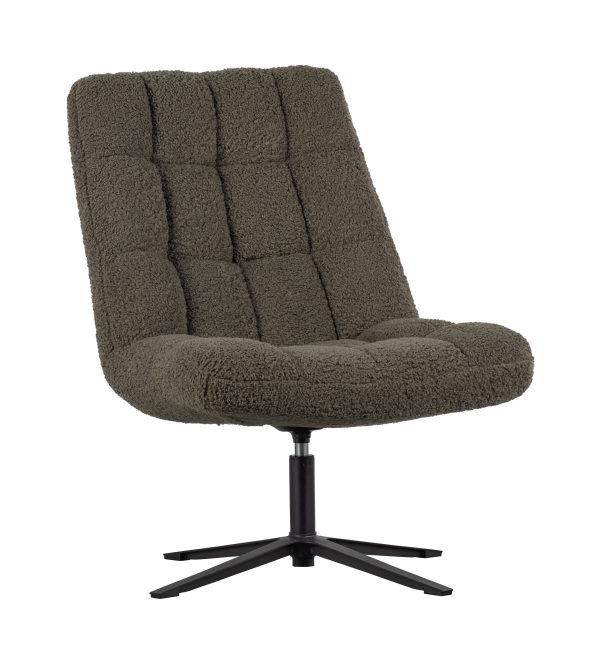 WOOOD Draaifauteuil 'Job' Teddy