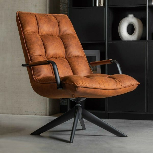 WOOOD Draaifauteuil 'Jouke' Met armleuning