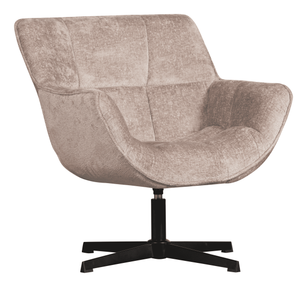 WOOOD Draaifauteuil 'Wibo' Chenille