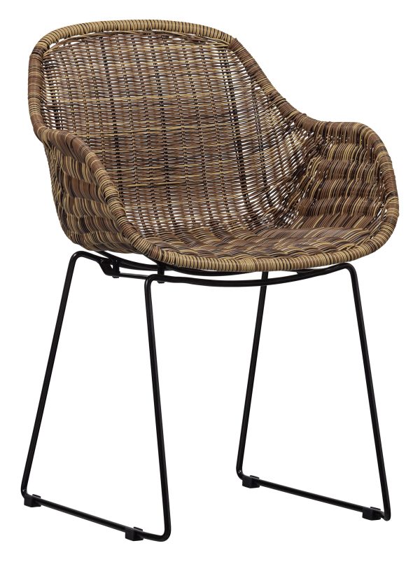 WOOOD Eetkamerstoel 'Willow' Rattan