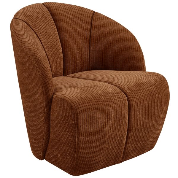 WOOOD Exclusive Draaifauteuil 'Mojo' Geweven Rib