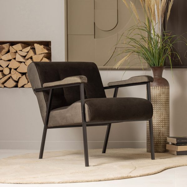 WOOOD Exclusive Fauteuil 'Scott' Velvet