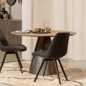 WOOOD Exclusive Ronde Eettafel 'Maggie' Mangohout