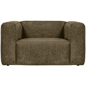 WOOOD Fauteuil 'Bean' Structure Velvet