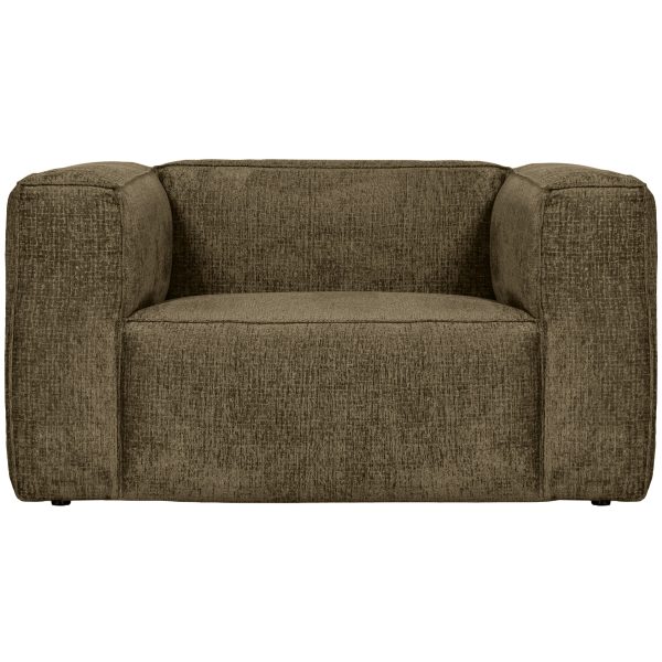 WOOOD Fauteuil 'Bean' Structure Velvet