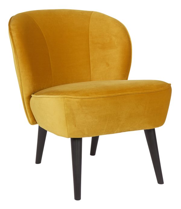 WOOOD Fauteuil 'Sara' Velvet