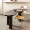 WOOOD Organisch Bureau / Sidetable 'Maan' MDF 150cm