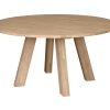 WOOOD Ronde Eettafel 'Rhonda' Eikenhout