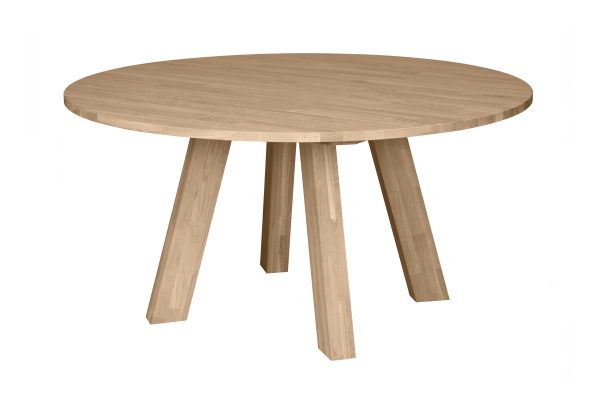 WOOOD Ronde Eettafel 'Rhonda' Eikenhout