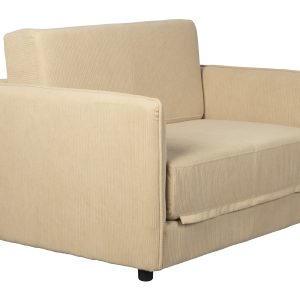 ZILT Loveseat/Sofabed 'Sjaak' Rib