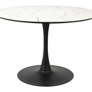 ZILT Ronde Eettafel 'Trisha' Marmerlook