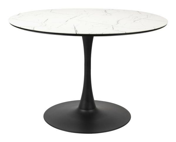 ZILT Ronde Eettafel 'Trisha' Marmerlook