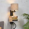 its about RoMi Wandlamp 'Florence' Met stoffen kap en leeslamp