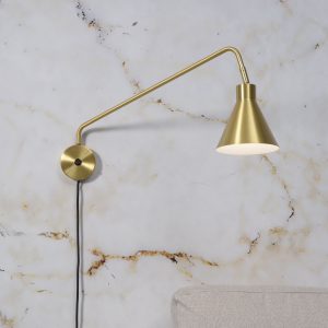 its about RoMi Wandlamp 'Lyon' kleur Goud