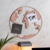 present time Memobord 'World Map' ø50cm