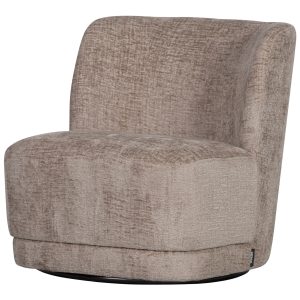 WOOOD Exclusive Draaifauteuil 'Atty' Structure Velvet